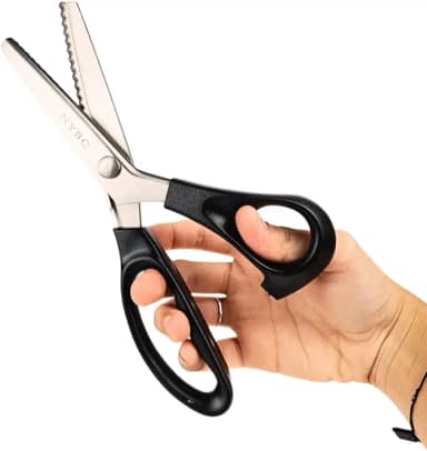 Tesoura De Picotar Grande - Para Costura E Tecidos - Nybc