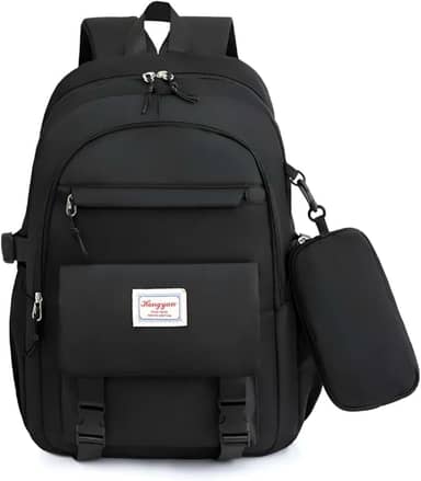 Mochila Multiuso para Faculdade, Trabalho e Dia a Dia | Mochila com Estojo | Espaçosa, Resistente e Versátil