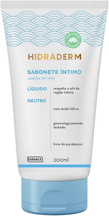 Farmax - Sabonete Íntimo Hidraderm Farmax 200Ml Neutro