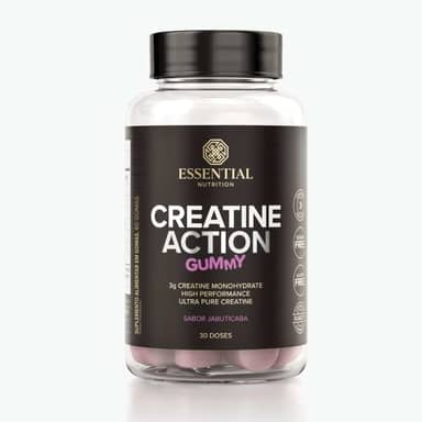 Creatine Action Gummy Jabuticaba Essential Nutrition 60 Gomas