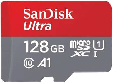 Cartão de Memória SanDisk Micro SD, 128Gb