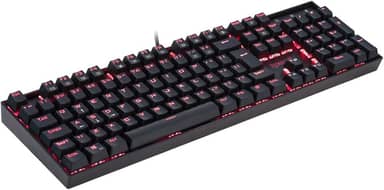Teclado Mecânico Gamer Redragon Kumara Single Color LED Vermelho Switch Vermelho K552-2