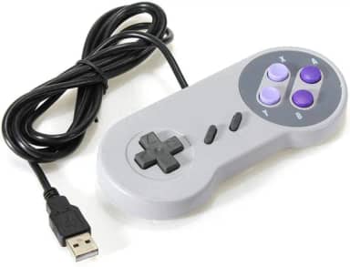 Controle Usb Snes Super Nintendo Para Pc Raspberry Mac Linux