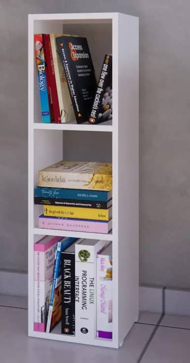 Estante Para Livros Livreiro Branca Organizador Compmovel