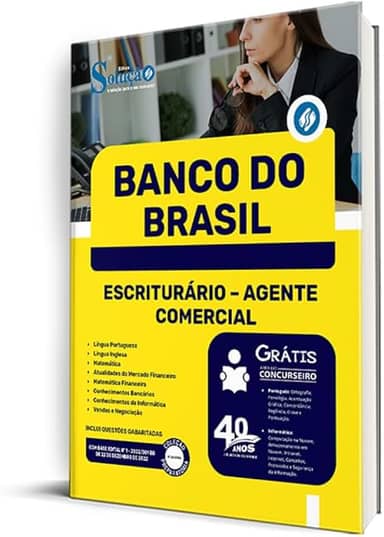Apostila Banco do Brasil - Escriturário - Agente Comercial