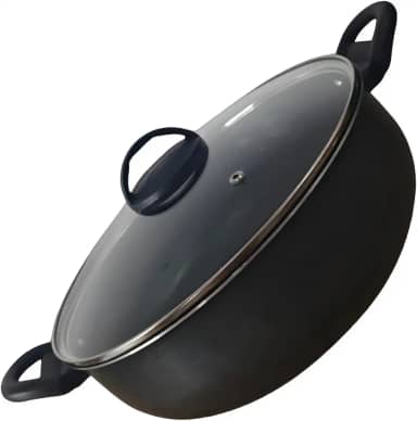 Frigideira Panela Paella Caçarola Wok Antiaderente 28 Cm