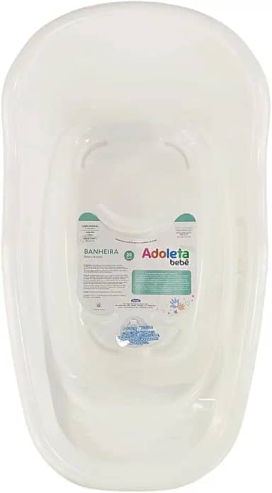 BANHEIRA PARA BEBÊ ADOLETA 20 LITROS (Branco)