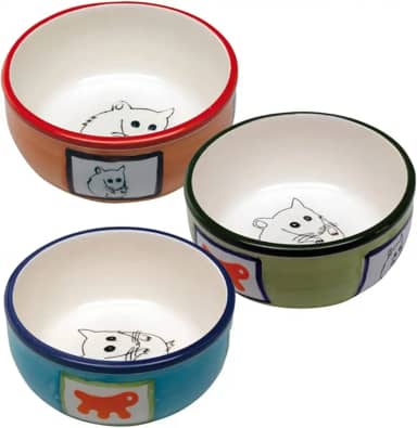 Ferplast PA 1088, Tigela para Hamster, 0,18 Litro, Cerâmica Ferplast para Roedores e outros animais pequenos, Variado