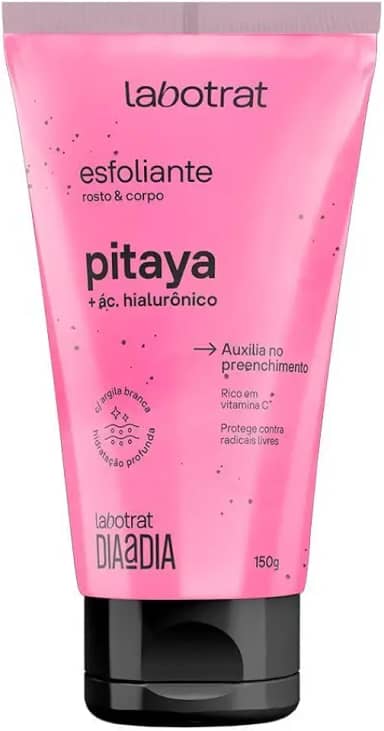 Labotrat “Esfoliante Para O Rosto E Corpo De Pitaya E Ácido Hialurônico Auxilia No Preenchimento E Hidratação Profunda 150G'