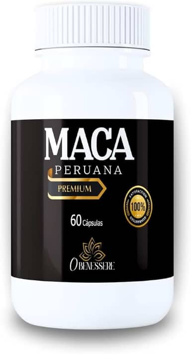 Maca Peruana Premium 500mg – 60 Cápsulas | Energia, Força, Libido e Bem-Estar | Suplemento Natural em Cápsulas | O Benessere Nutrition