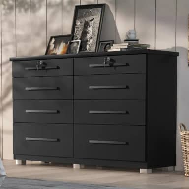 Comoda Monza 8 Gav Com Pés Onix