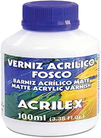 Verniz Acrílico Fosco, Acrilex, Incolor, 100 ml