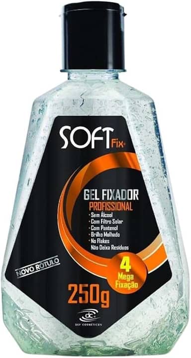 Soft Fix Gel Fixador 250G Fliptop Incolor Unit Softfix