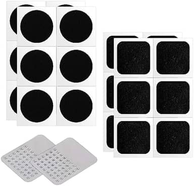 Kit de reparo de pneu de bicicleta perfurada com 26 peças, 24 adesivos de pneu e 2 peças de metal para reparo de pneu de bicicleta, kit prático de remendo de pneu de bicicleta, ferramenta de remendo