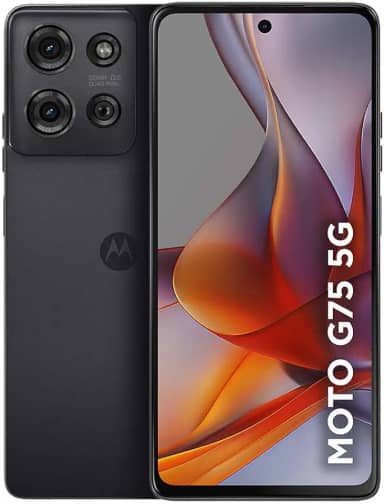 Smartphone Motorola Moto g75 5G - 256GB 16GB (8GB RAM+8GB Ram Boost) e 50MP Sony Lytia 600 Camera Moto AI Ultrarresistencia militar - Preto