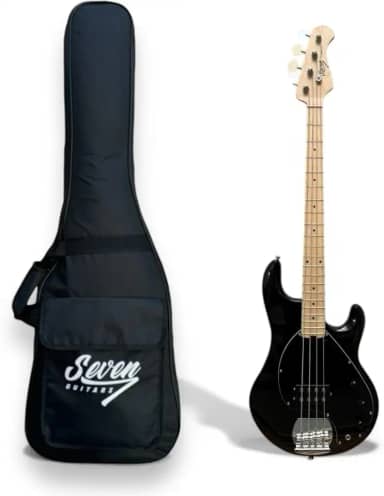ContraBaixo Seven Music 4 Cordas BK Preto SBM-47 C/Bag