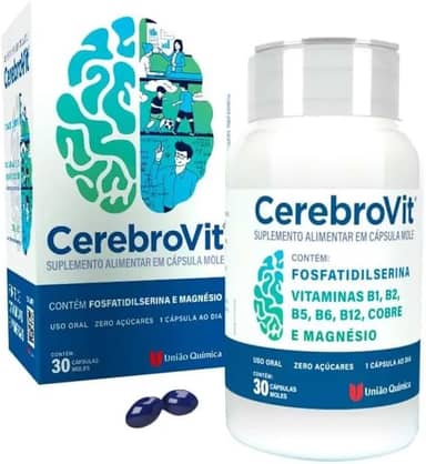 Cerebrovit 30 Cápsulas Mole Suplemento Alimentar