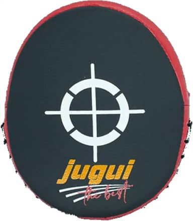 Luvas de Foco Aparador Manoplas de Soco - Slim Rápida - Preta/Verm - Jugui