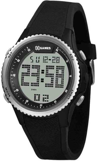 Relógio X-games Masculino Digital Xmppd607 Preto Prata