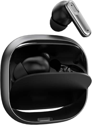 Fone de Ouvido Bluetooth 5.4 Intra-Auricular, Som Estéreo Hi-Fi Sem Fio, Microfone com Cancelamento de Ruído, Controle Tátil Premium, 3 Tamanhos de Pontas, Bateria de 36h – Preto