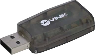 ADAPTADOR PLACA DE SOM USB 5.1 CANAIS VIRTUAL AUSB51 - VINIK, 25540
