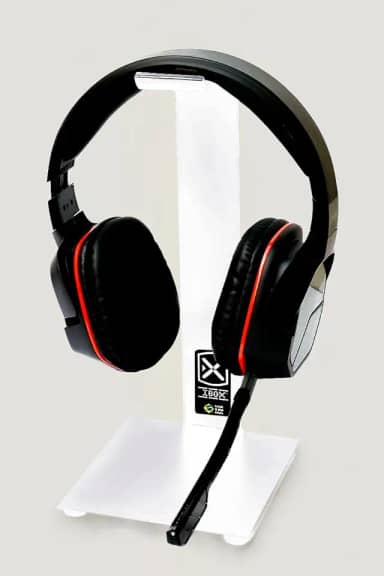 Suporte Para Fone De Ouvido Headset Gamer Para Mesa Ibox (Branco)