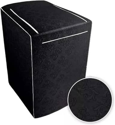 Capa Protetora para Máquina de Lavar, Courino, 6 a 17 kg, Todas as Marcas (Preto, G)