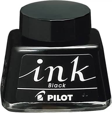 Tinta Para Caneta Tinteiro Pilot Ink 030 ml Preto IRF30S PT