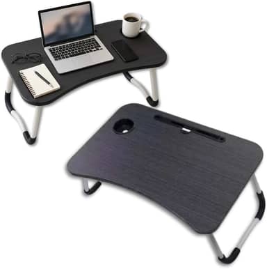 Mesa Portátil Dobrável Para Notebook Multiuso com Apoio Ergonômico Para Cama, Sofá, Escritório e Home Office