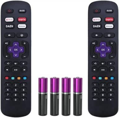 Kit 2 Controle Remoto Para AOC Smart TV Roku