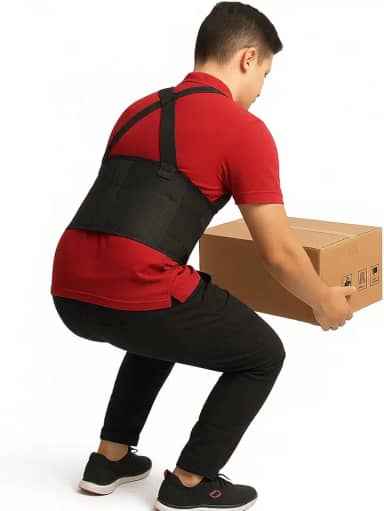 Cinta lombar ortopédica ergonomica | Corretor de postura EPI cargas peso |DEPARTAMENT STORE (G)