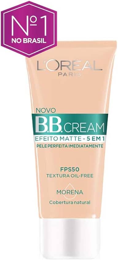 Base BB Cream L'Oréal Paris Efeito Matte Cor Escura FPS 20, 30ml