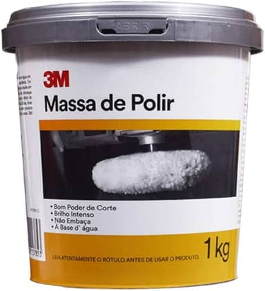Massa de Polir Nº 1 Uso Profissional 1Kg 3m