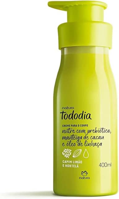 Creme Hidratante Natura Todo Dia Capim Limão e Hortelã 400ml