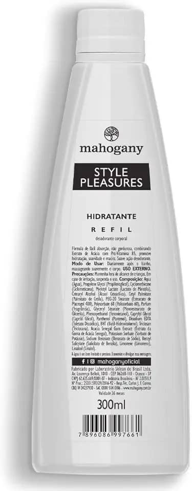 Refil Hidratante Corporal Style Pleasures 300 ml