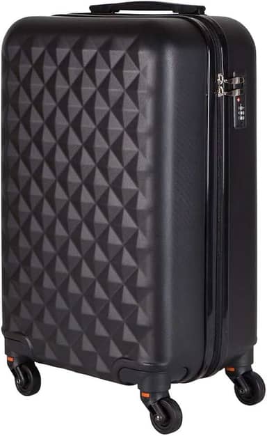 Mala de Bordo em ABS Com 4 Rodas 360 - Inglaterra (Preta)