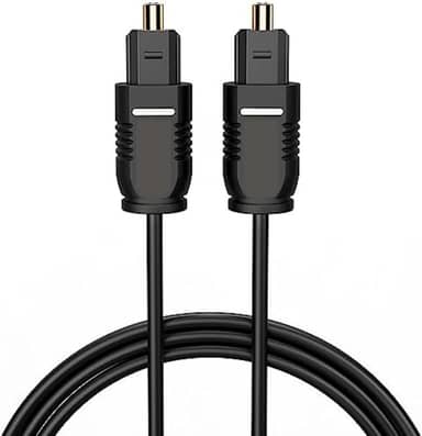 Cabo Óptico Toslink 3 Metros - Cabo para Áudio Digital
