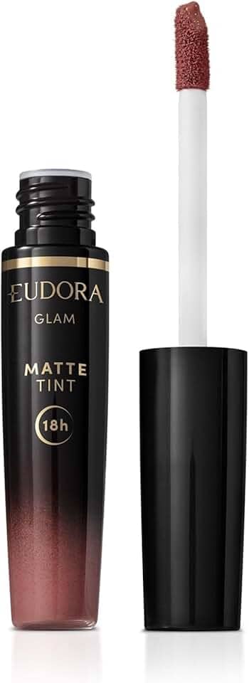 Eudora Glam Batom Líquido Matte Tint Rosé Vintage 4 Ml