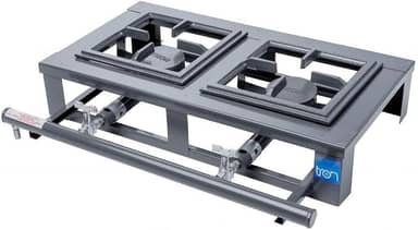 Fogao Industrial N; E 2 Bocas 2qs 20 X 20 Grafite Tron Fogao Industrial N.e 2 Bocas 2qs 20 X 20 Grafite Grafite