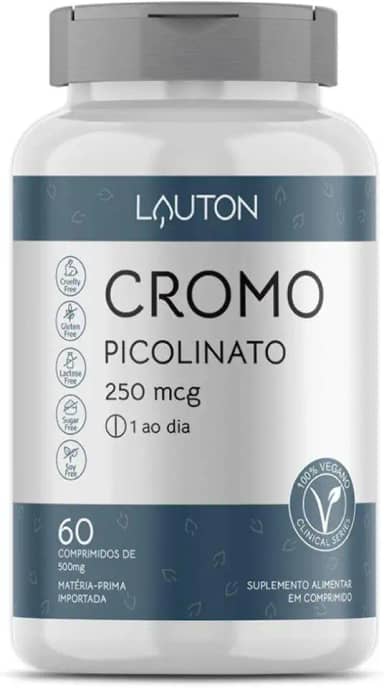 Cromo Picolinato 250mcg 60 Cps - Lauton