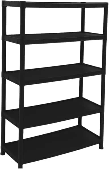 Estante Organizadora Com 5 Prateleiras Plastica Multiuso Modular Livros Sapateira Cozinha