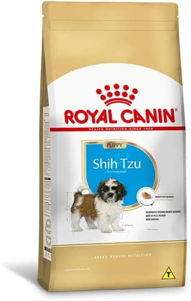 Ração Royal Canin Shih Tzu Junior Cães Filhotes 2,5Kg Royal Canin para Todas Pequeno Filhotes - Sabor Outro
