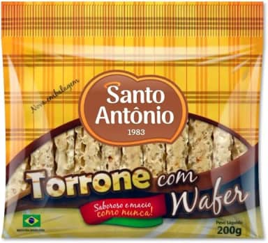SANTO ANTONIO ALIMENTOS TORRONE C/WAFFER PCT 200G