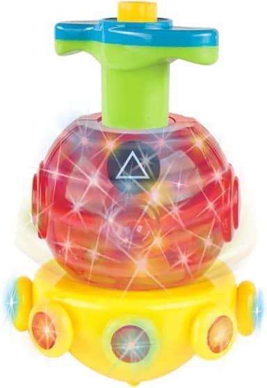 Pião Maluco Flash Bola Colorido DM Toys