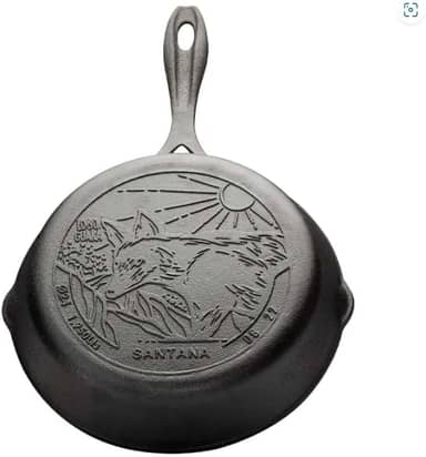 Frigideira Líder Ferro Fundido Lider Colecionável Lobo Guara 24cm