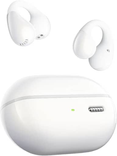 SoundPEATS PearlClip Pro Fones de Ouvido Bluetooth 5.4 de Ouvido Aberto com Presilha, IPX5 à Prova d'Água, 24H de Bateria, Controle por APP, Fones Esportivos para Corrida, Ciclismo e Fitness