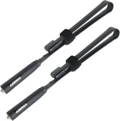 ABBREE SMA-Antena de rádio amador fêmea VHF/UHF 47.8 cm 144/430MHz antena tática CS dobrável de alto ganho para Baofeng UV-5R BF-F8HP Pro 5RM K5PLUS GM21 AR-152 Quansheng K6 UVK5(8) rádio (2)