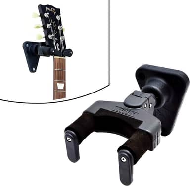 SUPORTE DE PAREDE PARA VIOLÃO/GUITARRA AGS, COM TRAVAMENTO AUTOMÁTICO - IBOX