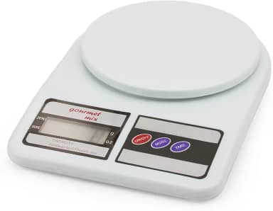 Balança de Precisão Digital para Cozinha Gourmet Mix Branco