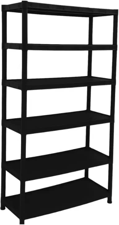 Estante Organizadora Com 6 Prateleiras Plastica Multiuso Modular Livros Sapateira Cozinha